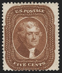 Sale 1197, Lot 1626, 1857-60 Issue (Scott 18-39)