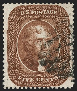 Sale 1197, Lot 1627, 1857-60 Issue (Scott 18-39)