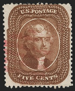 Sale 1197, Lot 1628, 1857-60 Issue (Scott 18-39)