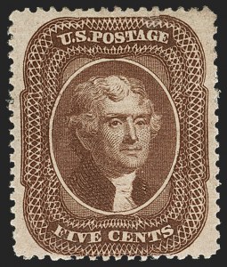 Sale 1197, Lot 1630, 1857-60 Issue (Scott 18-39)
