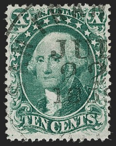 Sale 1197, Lot 1632, 1857-60 Issue (Scott 18-39)