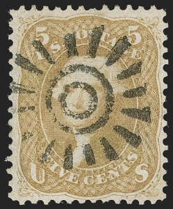 Sale 1197, Lot 1657, 1861-66 Issue (Scott 56-78)
