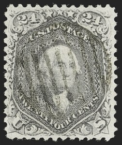 Sale 1197, Lot 1707, 1867-68 Grilled Issue (Scott 79-101)