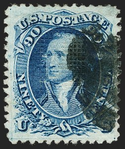 Sale 1197, Lot 1710, 1867-68 Grilled Issue (Scott 79-101)