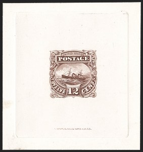 Sale 1197, Lot 1728, 12c "Adriatic" 1869 Pictorial Issue, Essays & Proofs (Scott 117-E, 117P)