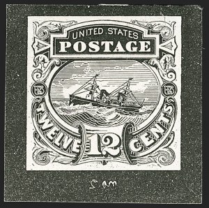 Sale 1197, Lot 1735, 12c "Adriatic" 1869 Pictorial Issue, Essays & Proofs (Scott 117-E, 117P)