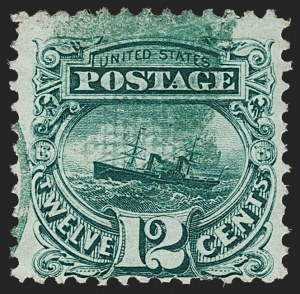 Sale 1197, Lot 1756, 12c "Adriatic" 1869 Pictorial Issue, Stamps (Scott 117)