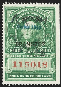 Sale 1197, Lot 2191, Revenues: Second Issue thru Proprietary, Balances