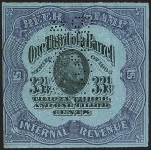 Sale 1197, Lot 2203, Revenues: Wine and Beer Stamps