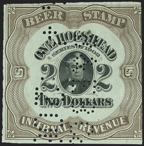 Sale 1197, Lot 2204, Revenues: Wine and Beer Stamps