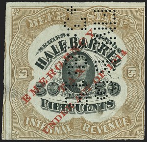Sale 1197, Lot 2206, Revenues: Wine and Beer Stamps