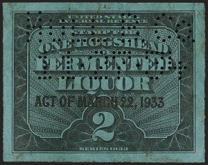 Sale 1197, Lot 2217, Revenues: Wine and Beer Stamps