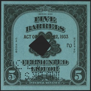 Sale 1197, Lot 2219, Revenues: Wine and Beer Stamps