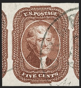 Sale Number 1199, Lot Number 1039, 3c-12c 1851-56 Issue (Scott 10-17) Sale Number 1199, Lot Number 1039, 3c-12c 1851-56 Issue (Scott 10-17)