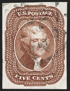 Sale 1199, Lot 1041, 3c-12c 1851-56 Issue (Scott 10-17)