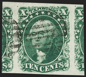 Sale 1199, Lot 1044, 3c-12c 1851-56 Issue (Scott 10-17)