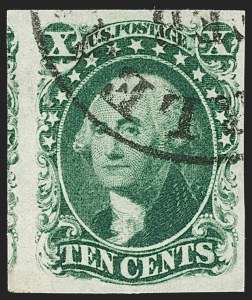 Sale 1199, Lot 1049, 3c-12c 1851-56 Issue (Scott 10-17)