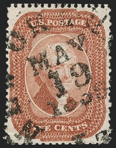 Sale Number 1199, Lot Number 1074, 5c-30c 1857-60 Issue (Scott 27-38)