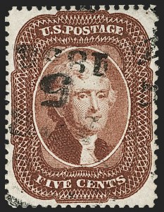 Sale 1199, Lot 1076, 5c-30c 1857-60 Issue (Scott 27-38)