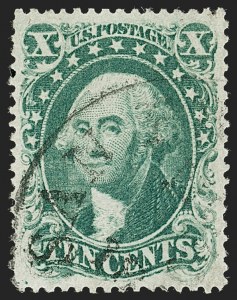 Sale Number 1199, Lot Number 1082, 5c-30c 1857-60 Issue (Scott 27-38)