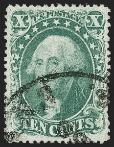Sale 1199, Lot 1087, 5c-30c 1857-60 Issue (Scott 27-38)