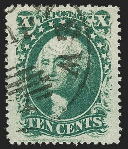 Sale 1199, Lot 1088, 5c-30c 1857-60 Issue (Scott 27-38)