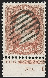 Sale 1199, Lot 1107, 1861-66 Issue (Scott 62B-65)