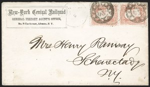 Sale 1199, Lot 1115, 1861-66 Issue Fancy Cancellations