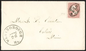 Sale 1199, Lot 1118, 1861-66 Issue Fancy Cancellations