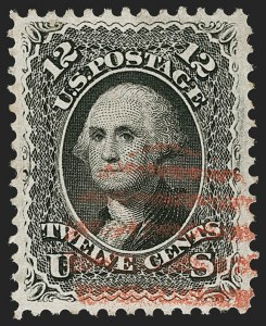 Sale Number 1199, Lot Number 1123, 1861-66 Issue (Scott 67-78) Sale Number 1199, Lot Number 1123, 1861-66 Issue (Scott 67-78)