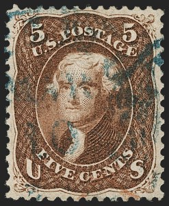 Sale Number 1199, Lot Number 1136, 1861-66 Issue (Scott 67-78)