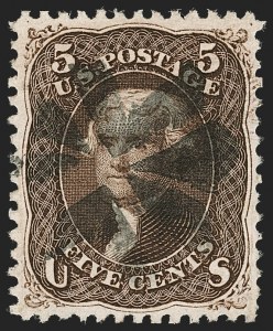 Sale 1199, Lot 1160, 1867-68 Grilled Issue (Scott 79-101)