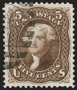 Sale 1199, Lot 1176, 1875 Re-Issue of 1861-66 Issue (Scott 102-111)