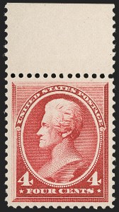 Sale 1199, Lot 1286, 1887 American Bank Note Co. Issue (Scott 212-218)
