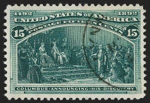 Sale 1199, Lot 1315, 1893 Columbian Issue (Scott 230-245)