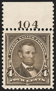 Sale 1199, Lot 1354, 1895 Watermarked Bureau Issue (Scott 264-278)