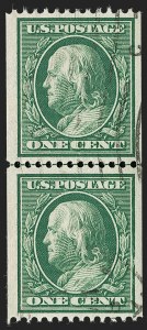 Sale 1199, Lot 1438, 1908-10 Washington-Franklin Issues (Scott 331-356)