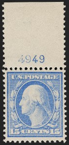 Sale 1199, Lot 1444, 1909 Bluish Paper Issue (Scott 357-366)