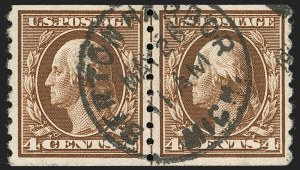 Sale 1199, Lot 1458, 1910-13 Washington-Franklin Issue (Scott 374-396)