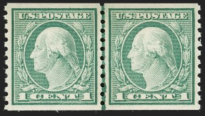 Sale 1199, Lot 1481, 1912-15 Washington-Franklin Issue (Scott 405-461)