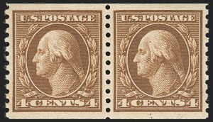 Sale 1199, Lot 1484, 1912-15 Washington-Franklin Issue (Scott 405-461)