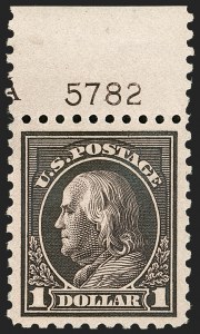 Sale 1199, Lot 1488, 1912-15 Washington-Franklin Issue (Scott 405-461)