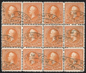 Sale 1201, Lot 2081, 90c Used Multiples