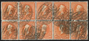 Sale 1201, Lot 2082, 90c Used Multiples