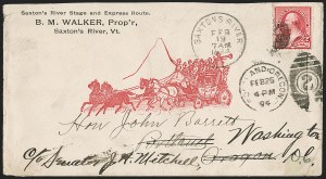 Sale 1201, Lot 2120, Bicycle Mail Route, Expresses, Bisects