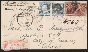 Sale 1201, Lot 2126, U.S. Registry Exchange Labels