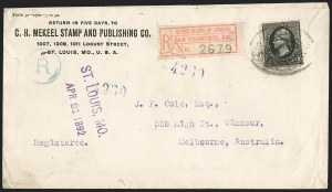 Sale 1201, Lot 2181, Foreign Mail: India, Australasia