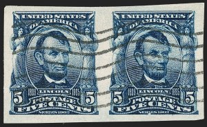 Sale Number 1202, Lot Number 2309, 1906-08 Impeforate Issue (Scott 314-315)