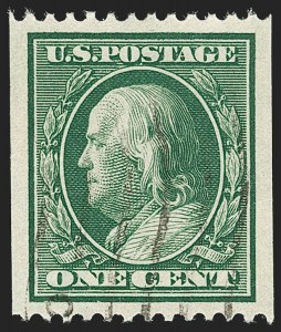 Sale 1202, Lot 2325, 1908-12 Perf 12 Vertical Coils, Double-Line Watermark (Scott 348-351)