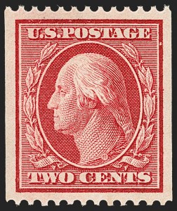 Sale 1202, Lot 2329, 1908-12 Perf 12 Vertical Coils, Double-Line Watermark (Scott 348-351)